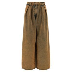 Alanui Women's Den Wideleg Jeans